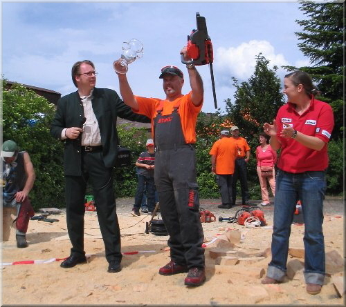Siegerehrung Speedcarving 2008